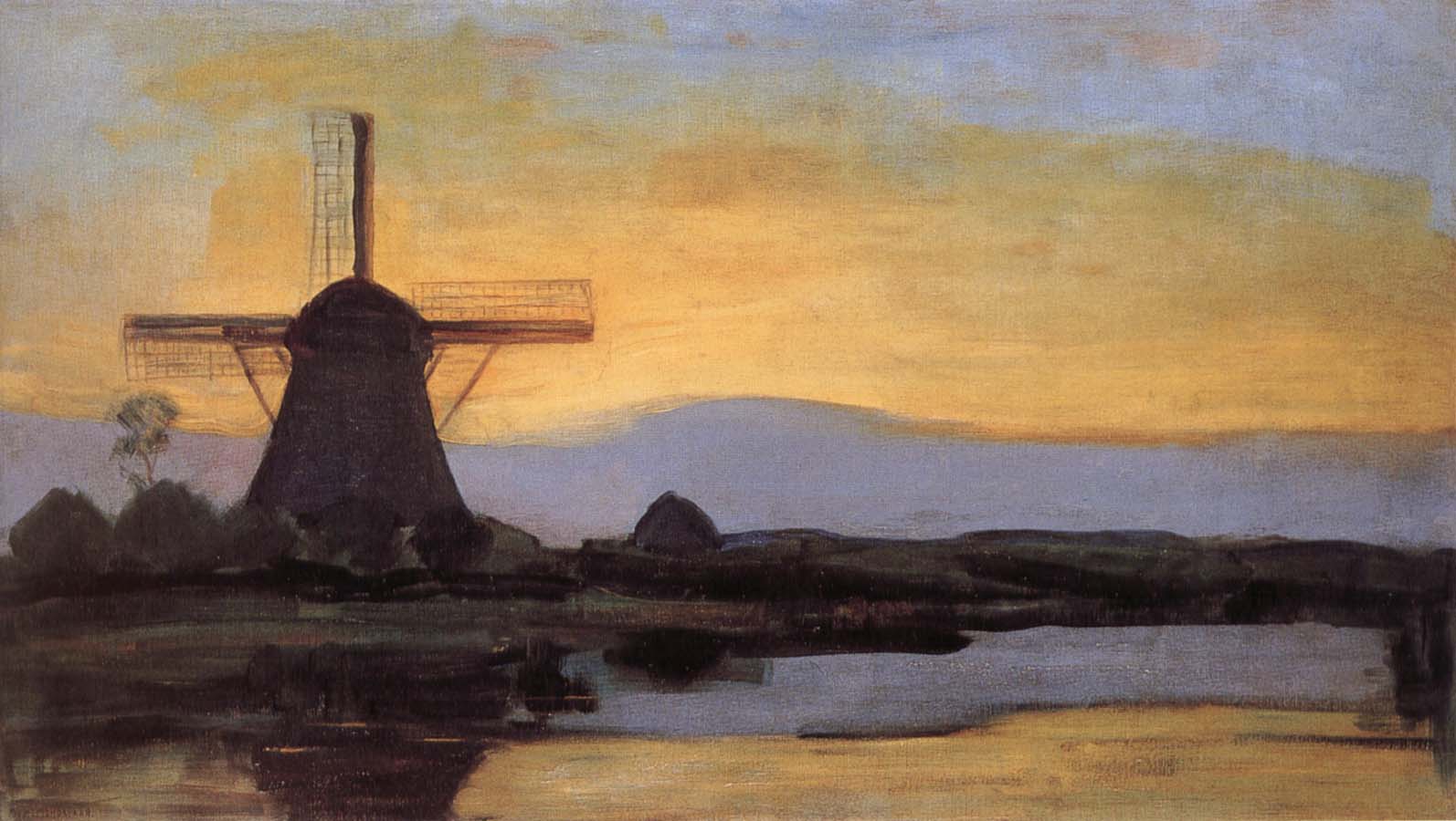 The mill at night